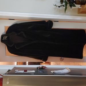Long faux Beaver Coat Lg